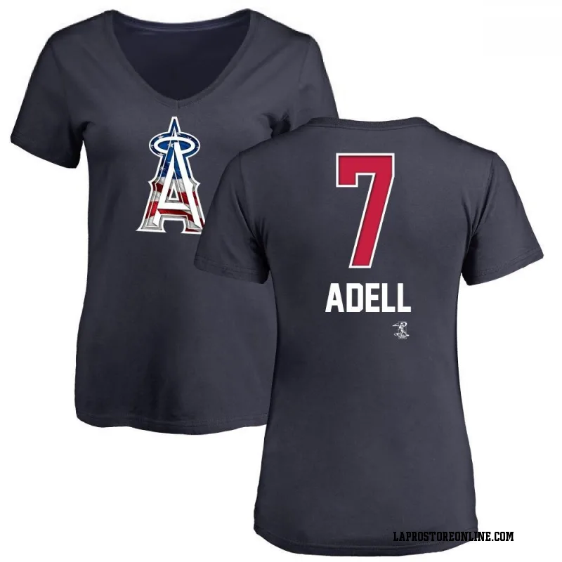 Men's Gio Urshela Los Angeles Angels Roster Name & Number T-Shirt - Red